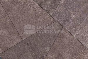 Тротуарная плитка Оригами Б.4.Фсм.8 гладкий листопад Антрацит