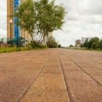 Тротуарная плитка Кирпич Б.2.П.6см 200х100х60 гранит листопад Каир