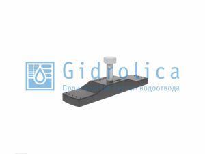 Торцевая заглушка универсальная для лотка водоотводного Gidrolica Standart/Standart Plus DN100, пластиковая