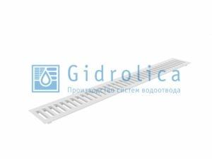 Решетка водоприемная Gidrolica Standart РВ -10.13,6.50 – штампованная стальная оцинкованная, кл. А15