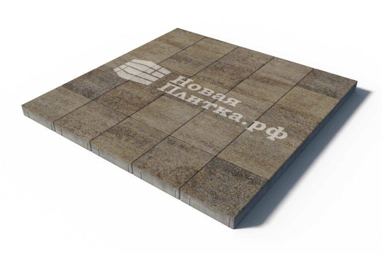 Тротуарная плитка Квадрат Б.1.К.6см 300х300х60 искусственный камень Базальт