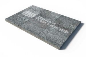 Тротуарная плитка Квадрат Б.5.К.6см 500х500х60 искусств. камень Шунгит