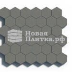 Тротуарная плитка Шестигранник 250х215х70 стандарт Серый