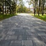 Тротуарная плитка Квадрат Б.1.К.6см 300х300х60 искусственный камень Шунгит