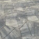 Тротуарная плитка Оригами Б.4.Фсм.8 гранит листопад Антрацит