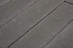 Тротуарная плитка Готика Profi, Темно-серый, Брусчатка, 200х100х60 мм на с/ц